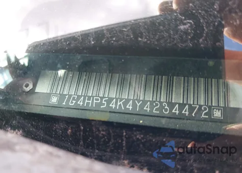 2000 Buick Lesabre z USA, uszkodzony, nr VIN 1G4HP54K4E4234472